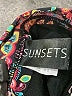 Sunsets Floral Black Swimsuit Bottoms Size 16 - photo 3