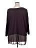 Dantelle 100% Polyester Purple 3/4 Sleeve Top Size 1X - photo 2
