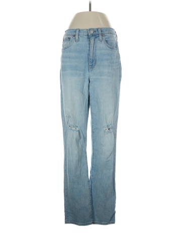 Madewell The Tall High-Rise Slim Crop Boyjean in Dumas Wash: Ripped Edition (view 1)