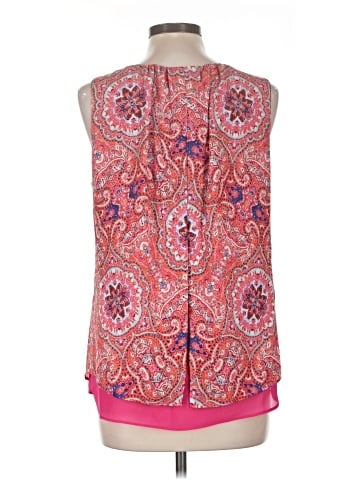 Rose + Olive Sleeveless Blouse (view 2)