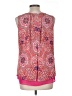 Rose + Olive 100% Polyester Pink Sleeveless Blouse Size L - photo 2