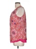 Rose + Olive 100% Polyester Pink Sleeveless Blouse Size L - photo 5