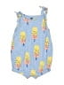 Tea 100% Cotton Blue Short Sleeve Onesie Size 12-18 mo - photo 1