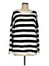 Mittoshop Stripes Silver Pullover Sweater Size Med - Lg - photo 1