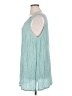 Soft Surroundings 100% Viscose Teal Sleeveless Blouse Size 1X - photo 5