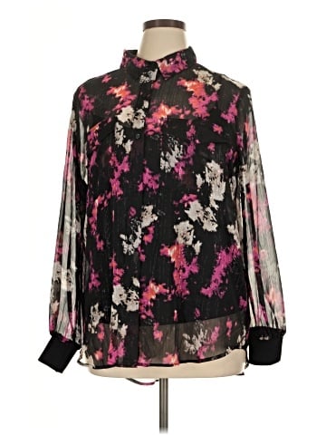 DKNY Long Sleeve Blouse (view 1)