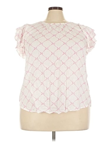 Peach Sleeveless Blouse (view 1)
