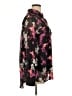DKNY Floral Black Long Sleeve Blouse Size XL - photo 4