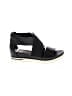 Eileen Fisher 100% Leather Black Sandals Size 8 1/2 - photo 1