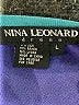 Nina Leonard Blue Cardigan Size L - photo 7