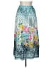 Lapis 100% Polyester Print Teal Casual Skirt One size - photo 2