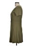Forever 21 Solid Green Casual Dress Size L - photo 5