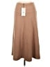 Zara Solid Tan Casual Skirt Size M - photo 2