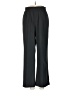 Peach Solid Black Dress Pants Size S - photo 1