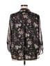 Papermoon 100% Polyester Floral Black 3/4 Sleeve Blouse Size 1X - photo 2