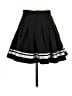 Romwe 100% Polyester Solid Black Formal Skirt Size L - photo 2
