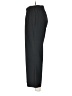 Peach Solid Black Dress Pants Size S - photo 5
