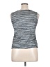 Aqua Blues Gray Tank Top Size 1X - photo 2