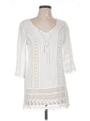 Solitaire 3/4 Sleeve Blouse (view 1)