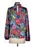 Sugarlips 100% Polyester Floral Blue Long Sleeve Blouse Size XS - photo 2
