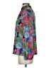 Sugarlips 100% Polyester Floral Blue Long Sleeve Blouse Size XS - photo 5