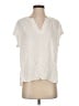 Rose + Olive 100% Rayon Ivory Short Sleeve Blouse Size S - photo 1