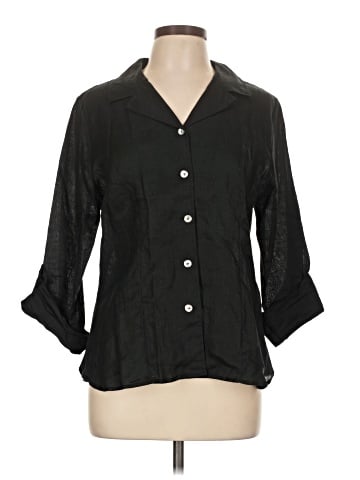 David N 3/4 Sleeve Button-Down Shirt (view 1)
