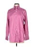 Theory Pink Long Sleeve Button-Down Shirt Size S - photo 1