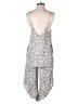 J Valdi 100% Rayon Animal Print Gray Romper Size XS - photo 2