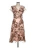 Connected Apparel 100% Polyester Brown Cocktail Dress Size 12 - photo 1