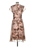 Connected Apparel 100% Polyester Brown Cocktail Dress Size 12 - photo 2