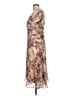 Connected Apparel 100% Polyester Brown Cocktail Dress Size 12 - photo 5