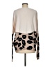 Amaryllis Animal Print Ivory Pullover Sweater Size M - photo 2
