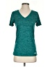 Nike 100% Polyester Teal Active T-Shirt Size S - photo 1