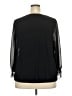 JM Collection Black 3/4 Sleeve Blouse Size 2X - photo 2
