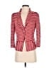 Etcetera Stripes Red Blazer Size 4 - photo 1