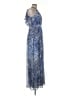 Nine West 100% Polyester Blue Casual Dress Size 6 - photo 4