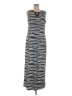 Chico's Animal Print Silver Casual Dress Size Med (1) - photo 1