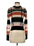 Ella Moss Stripes Black Turtleneck Sweater Size S - photo 1