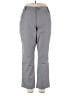 Lee 100% Polyester Chevron-herringbone Gray Casual Pants Size 18 - photo 1
