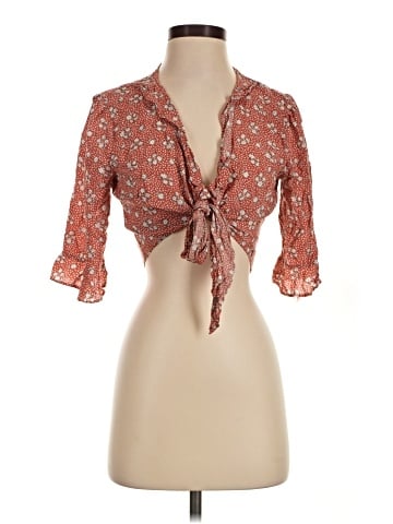 Lulus 3/4 Sleeve Blouse (view 1)