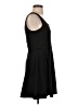 Aqua Solid Black Cocktail Dress Size S - photo 4