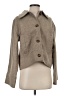 Divided by H&M 100% Polyester Chevron-herringbone Gray Tan Coat Size XS - photo 1