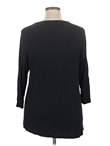 JM Collection 3/4 Sleeve T-Shirt (view 2)