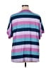 BLOOMCHIC Stripes Purple Short Sleeve T-Shirt Size 14 - 16 - photo 2