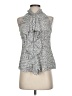 Central Park West 100% Polyester Silver Tank Top Size XS - photo 1