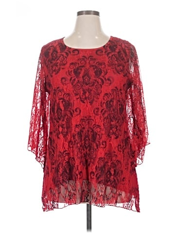 Brittany Black 3/4 Sleeve Blouse (view 1)