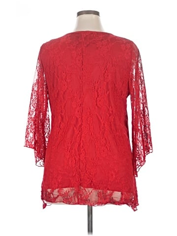 Brittany Black 3/4 Sleeve Blouse (view 2)