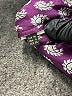 Massimo Dutti 100% Silk Paisley Purple Long Sleeve Henley Size 6 - photo 8