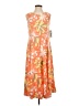 MULTIPLES Tropical Orange Casual Dress Size S - photo 1